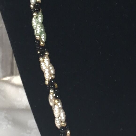VTG MCM FAUX SEED PEARL MULTI COLORED/STRAND ROPE NECKLACE 24” - Picture 3 of 10